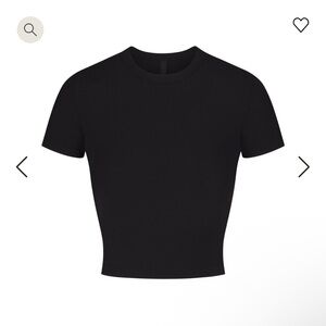 Skims Soft Lounge Cropped Tee